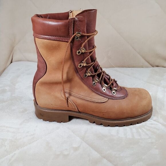 Mens Steel Toe Leather Work Boots. Leather Lined. Oil Resistant. Size 11 - Picture 2 of 15